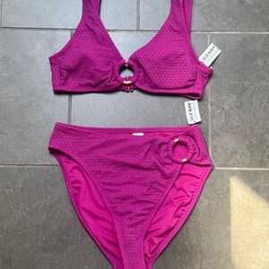 Old Navy Pink Bikini Swimwear